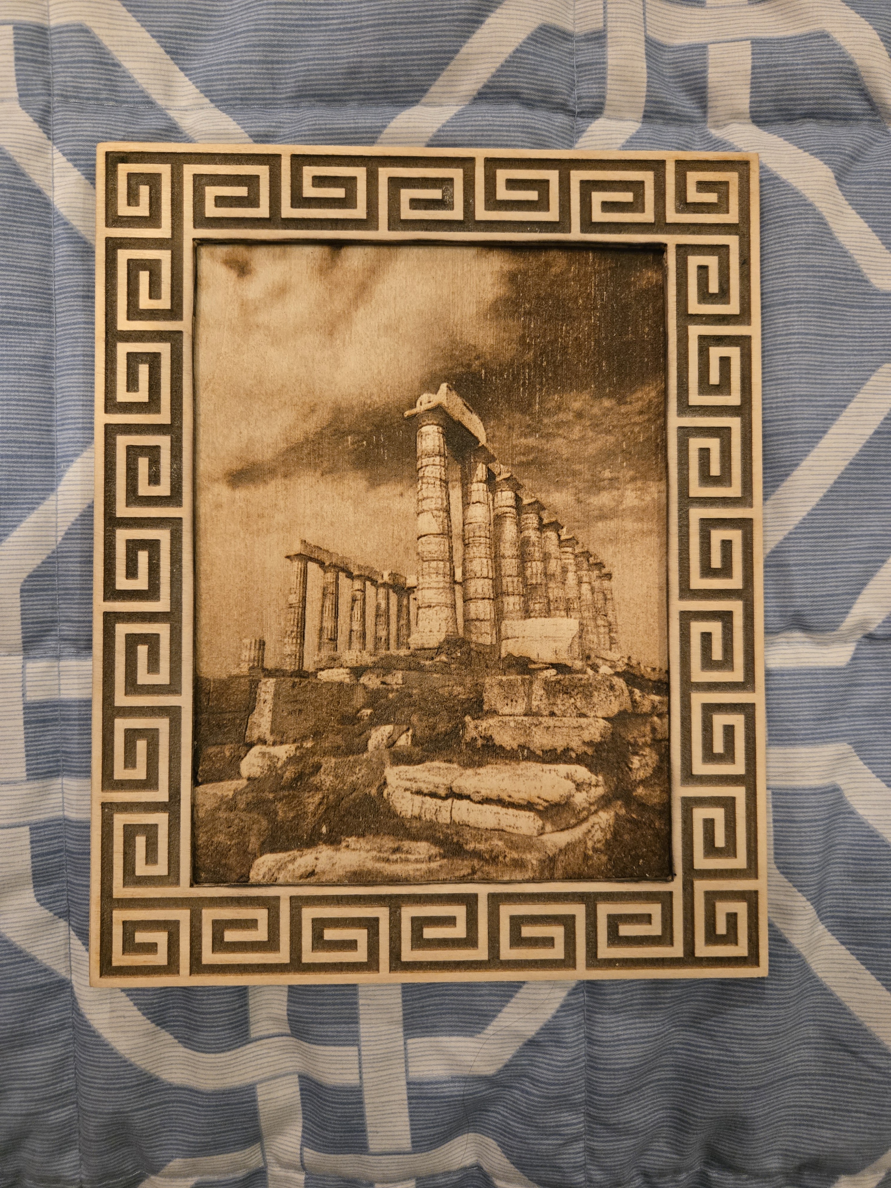 Greek ruins frame