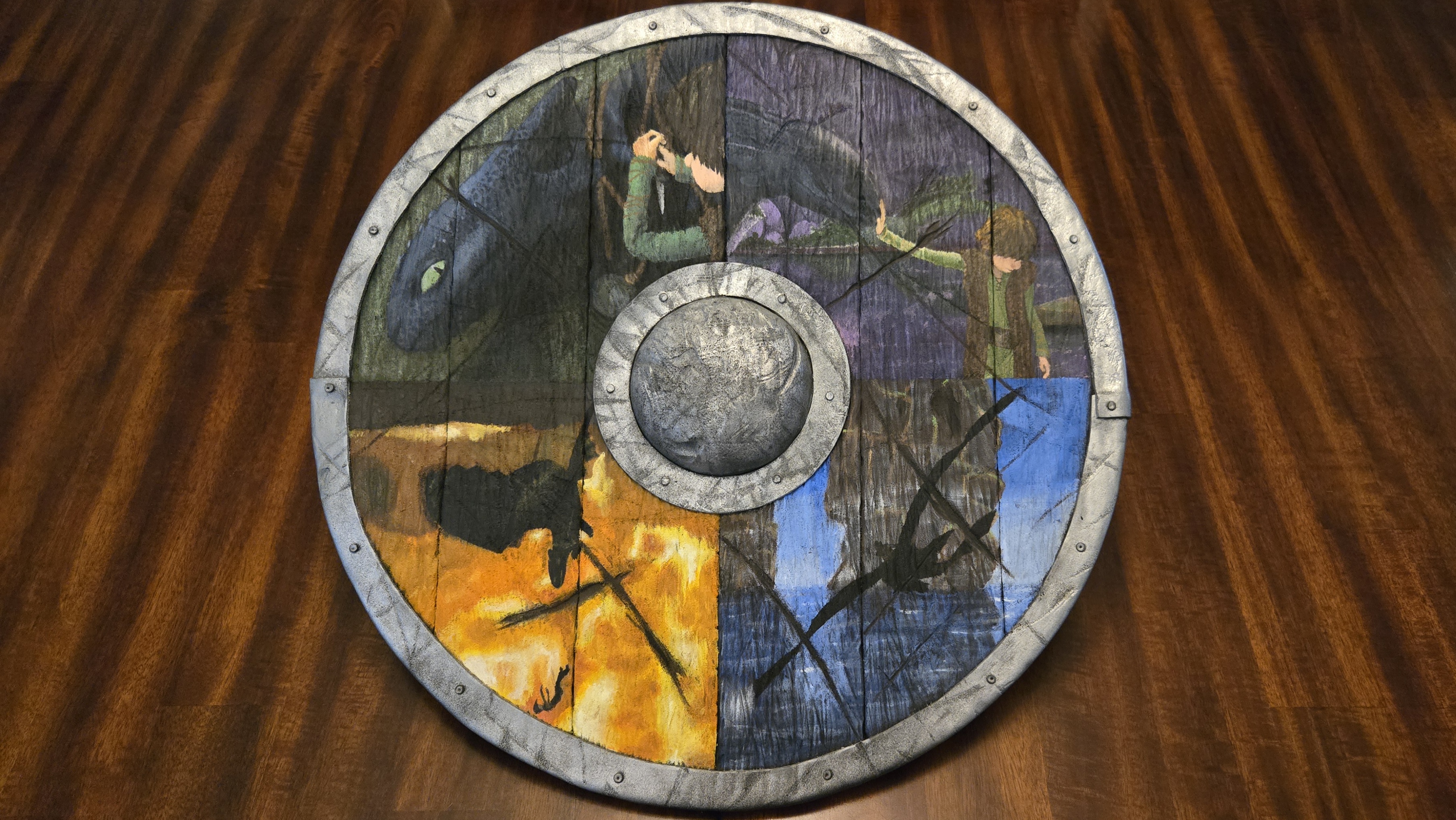 HTTYD painted shield